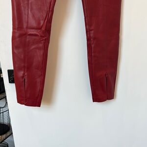 Red Leather Pants